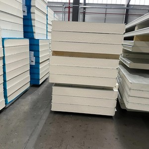 Panneaux sandwich pour chambre froide en <span class=keywords><strong>polyuréthane</strong></span> PU PIR, <span class=keywords><strong>isolation</strong></span> en gros, 150 mm, 75 mm, 100 mm, panneaux extérieurs pour structure - Product Image 2