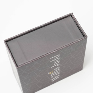 Cajas de Regalo Magnéticas Grises con Logotipo Personalizado, Caja de Embalaje Rígida Reciclable para Regulador de Pulseras con Tapa Magnética - Product Image 4