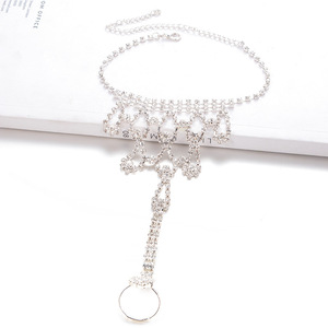 Nuova Cavigliera da Sposa - Cavigliera Estiva da Spiaggia per <span class=keywords><strong>Piedi</strong></span> <span class=keywords><strong>Nudi</strong></span>, Accessorio. Il prodotto sta facendo fumo in rosso. Vendita Diretta dalla Fabbrica. - Product Image 2