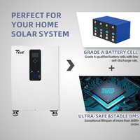 Système de stockage d'énergie solaire mobile tout-en-un Teze 3 phases AC 380V 51.2V 32kWh/30kWh avec onduleur intégré 12kW et batterie 600Ah 628Ah