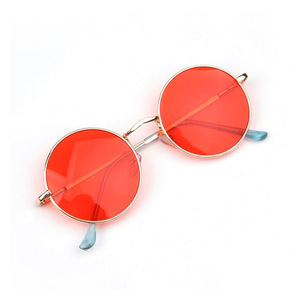 Retro Metal <b>Round</b> <b>Frame</b> Sunglasses Gradient Lens Unisex Kids UV Protection - Product Image 5