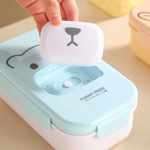 Lonchera Infantil con Diseño de Dibujos Animados, para Estudiantes y Trabajadores de Oficina, Portátil, a Prueba de Fugas, Antibacteriana, Apta para Microondas, para Picnic al Aire Libre - Product Image 4
