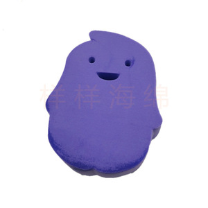 Cartoon Animal Shaped PVA Bath Sponge For Baby Cleaning Soft Absorbent Foam Sponge 80 Density SGS Certified - Product Image 3