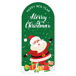 Paquete de 50 Pegatinas de Navidad de <span class=keywords><strong>Jack</strong></span>&<span class=keywords><strong>Sunny</strong></span>, Pegatinas de Sellado para Cajas de Regalo de Papá Noel, Etiquetas de Papel Revestido de Forma Ovalada y Coloridas - Product Image 5