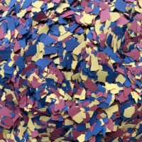 Échantillon Gratuit Fabricant MTBJZJ : Flocons d'époxy pour sols, à faible teneur en COV, écologiques, stabilisés aux UV, empêchent le jaunissement et la décoloration