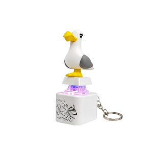 Llavero Colgante <span class=keywords><strong>de</strong></span> Juguete Recargable con <span class=keywords><strong>Sonido</strong></span> <span class=keywords><strong>de</strong></span> Gaviota Brillante y Botón <span class=keywords><strong>de</strong></span> Voz para Alivio del Estrés Creativo - Product Image 6