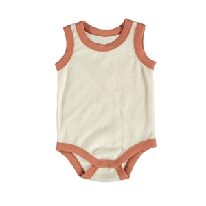 Ensemble de vêtements pour enfants en tissu éponge d'été personnalisé à manches courtes pour garçons et filles, tenues douces pour enfants - Product Image 5