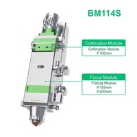 Laser à fibre Raytools Original BM114 Lentille de collimation et de mise au point D37 F100 F150 F200 avec support de lentille pour tête Laser BM114