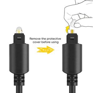 Toslink-<span class=keywords><strong>cable</strong></span> óptico digital para cine en casa, <span class=keywords><strong>barra</strong></span> de <span class=keywords><strong>sonido</strong></span> toslink a chapado en oro de 24K, 1,5 m, básico, toslink, kabel - Product Image 4