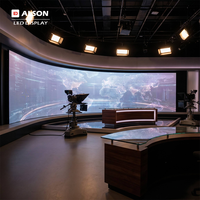 ALSON LED Fabrikadan Doğrudan İç Mekan LED Video Duvarı Büyük İç Mekan LED Ekranlar Yayın Stüdyolarında Program Oynatma İçin Uygundur