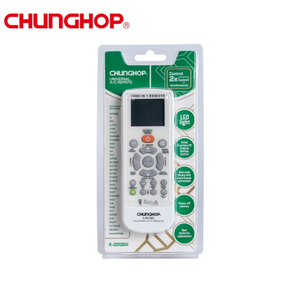 <span class=keywords><strong>Control</strong></span> Remoto <span class=keywords><strong>Universal</strong></span> para <span class=keywords><strong>Aire</strong></span> <span class=keywords><strong>Acondicionado</strong></span> <span class=keywords><strong>Chunghop</strong></span> 1000 en 1, Modelo K-2012EH - Product Image 1