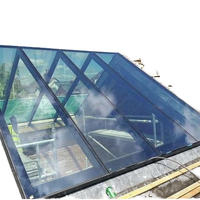 Fenêtre de toit coulissante verticale moderne en alliage d'aluminium insonorisée et durable à double vitrage pour escalier et bar à domicile