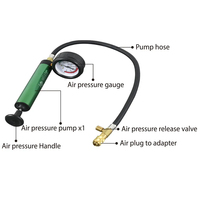 Testeur de pression universel pour le remplissage et le nettoyage du liquide de refroidissement du radiateur automobile, kit d'outils pour le nettoyage et le remplissage du système de refroidissement de la voiture
