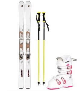Ensemble de <span class=keywords><strong>ski</strong></span> pour débutants adultes, ensemble de bottes de snowboard, skis avec fixations et bâtons de <span class=keywords><strong>ski</strong></span> pour l'entraînement hivernal - Product Image 1