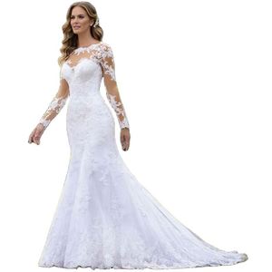 Robes en dentelle élégantes <span class=keywords><strong>pour</strong></span> <span class=keywords><strong>cérémonie</strong></span> <span class=keywords><strong>de</strong></span> <span class=keywords><strong>mariage</strong></span> sur la plage - Product Image 6