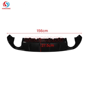 Ailerons arrière en PP, lèvres de pare-chocs arrière, diffuseurs arrière de la marque Honghang pour <span class=keywords><strong>Dodge</strong></span> Charger <span class=keywords><strong>SRT</strong></span> 2015-<span class=keywords><strong>2022</strong></span> - Product Image 3