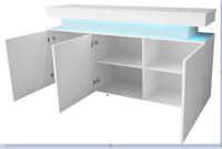 Ensemble moderne pour salon divertissement TV table basse buffet