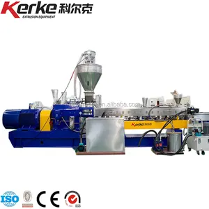 PLC Caco3/remplisseur de carbonate de calcium extrudeuse de mélange maître couleur machine de mélange maître extrudeuse de granulés de plastique