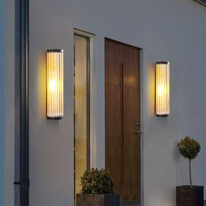 Lampe solaire murale extérieure étanche pour cour, villa, portail, pilier, mur extérieur, balcon, <span class=keywords><strong>terrasse</strong></span>, jardin, allée - Product Image 3