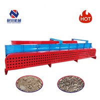 Machine automatique à rouleaux d'alimentation en pierre de boue Wobbler Séparateur humide de roche et d'argile pour la séparation des sols minéraux