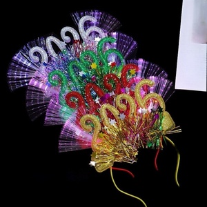 Diadema LED 2026, Último Modelo, Multi-Estilo, Fibra Óptica, Iluminada, para Fiesta de Año Nuevo 2026, para Eventos 2026 - Product Image 2