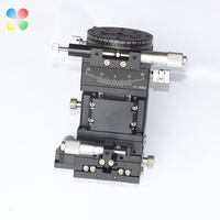 C&K Export Korean Manual Stage 60mm 5 Axis XYZTR Aluminum Linear Stage Optical Instrument for Micro Movement Correction 1 Year