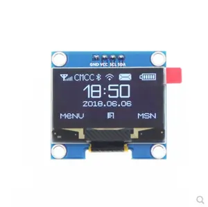 factory outlet sh1106 ssd1306 1.3 iic 128x64 GME 4 Pin I2C SPI Serial White Mono Color 0.96inch OLED Display Module