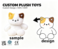 Peluche chat calico, jouet en peluche doux et moelleux, poupée chaton pour la décoration de la chambre et de la maison