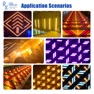 Luz LED RGB de Matriz de Alta Potencia 5x60W, Color Dorado, DMX512 y Control por Voz, 50000 Horas, para KTV, Conciertos, DJ, Discotecas y Escenarios, Gran Venta - Product Image 4