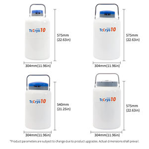 Bote de <span class=keywords><strong>esperma</strong></span> de toro Cryo, tanque de nitrógeno líquido portátil, contenedor de 10 litros, 2 unidades - Product Image 4