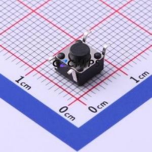 TS-1095E-A3B3-D2 Tactile Switch SMD-4P,6x6mm Switch Single Pole Single Throw Round Button 2.5N Vertical Mount - Product Image 1
