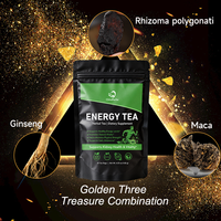 Tisane Énergisante Chinaherbs avec Maca, Ginseng et Goji – Soutien Quotidien à la Vitalité – 20 Sachets de Thé Naturels, Végétaliens et Sans Sucre