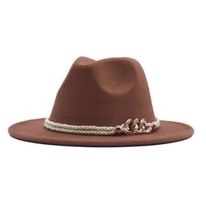 Nuevos Sombreros Fedora Unisex Estilo Europeo Americano, Estilo Retro Británico Jazz, Sombreros Panamá de Poliéster/Algodón para Protección Solar de Verano - Product Image 2