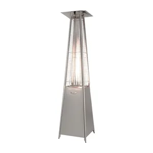 Outdoor Patio Garden Stainless Steel Gas Heater Industrial Pyramid Electric Patio Heater