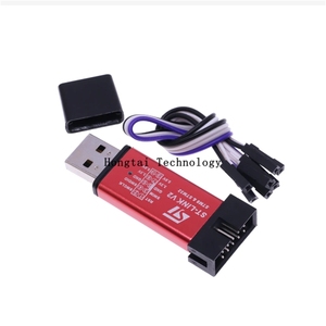 Module émulateur de prise USB ST-Link V2 stlink mini STM8 STM32 ST LINK avec couvercle pour téléchargement et programmation - Product Image 3