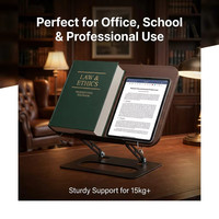Support pour ordinateur portable en bois réglable à prix de gros, support multi-usage pour livres, lecture/bureau, approvisionnement en vrac B2B pour les écoles/les entreprises