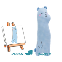 Peluche personnalisée moelleuse avec des matériaux en polyester et coton PP super doux