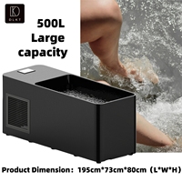 WiFi Plunge Tuya Smart Home App Control remoto Terapia Cold Plunge Ozone 7 "LED Pantalla táctil Baño de hielo Enfriador de agua SPA Recuperación