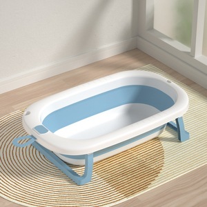 <span class=keywords><strong>Baignoire</strong></span> pour bébé portable de haute qualité pliable et peu encombrante avec trous de drainage en plastique durable - Product Image 4