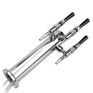 Tours à bière pression Triple robinet à <span class=keywords><strong>caf</strong></span>é Bonne qualité Colonne <span class=keywords><strong>de</strong></span> bière pression polie miroir Bar en acier inoxydable Accessoires pour bière - Product Image 5