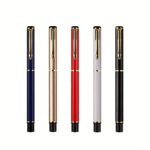 X1030-1 Customized Promotional Branded Luxury Business Heavy Weight Metal Roller Ball Point <b>Pen</b> with Custom Logo Gel Ink - Product Image 1
