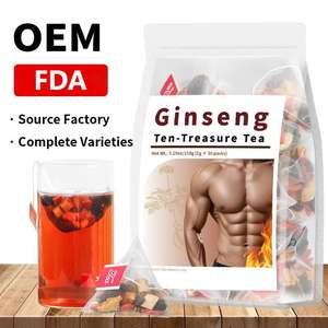 شاي الجينسنغ الكنوز العشرة شاي الخصوبة بالأعشاب الصينية لتعزيز القدرة الجنسية - Product Image 2