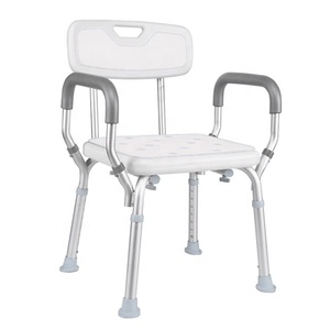 Chaise de douche pliable réglable durable Ksitex KB-6402L orange à vendre, avec siège-banc pour personnes âgées et handicapées - Product Image 3