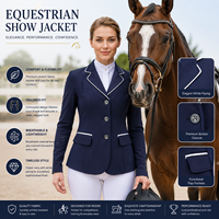 Veste d'équitation respirante, imprimée, coupe-vent, extensible dans quatre directions, écologique, pour femmes et hommes