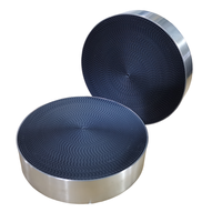 Taille personnalisée Pt Pd Rh Substrat de convertisseur catalytique en métal pour environnements d'échappement automobile