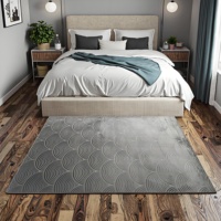 Wohnzimmerteppiche mit Muster-Gravur, modernes Design, geschnitzte Bodenteppiche, Jacquard-Bodenmatten