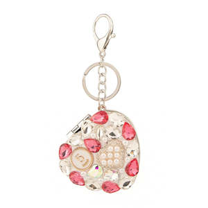 Heart-Shaped Bling Rhinestone <b>Compact</b> <b>Mirror</b> Double-Sided Portable Pocket <b>Mirror</b> Eco-Friendly Material 95% Reflectivity - Product Image 4