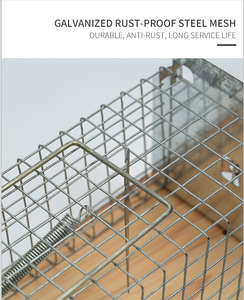 Trampa <span class=keywords><strong>de</strong></span> ratón <span class=keywords><strong>de</strong></span> Base <span class=keywords><strong>de</strong></span> <span class=keywords><strong>madera</strong></span> reutilizable, jaula para ratón <span class=keywords><strong>en</strong></span> vivo - Product Image 6