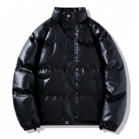 Vestes en cuir matelassées pour hommes, vêtements d'hiver, vestes rembourrées, veste pour homme, maintient au chaud, poche latérale, coupe ajustée, veste en tricot pour hommes