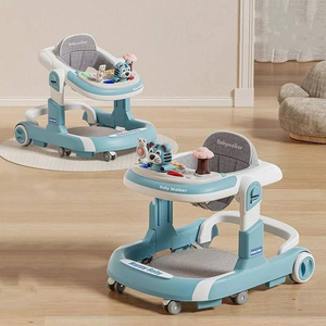 Passeggino 3-in-1 di Lusso Regolabile con Ruote Girevoli e Seduta per Bambini dai 6 Mesi in su, Sedia per Imparare a Camminare - Product Image 2